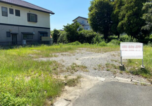 熊本市東区沼山津、土地の画像です