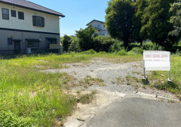 熊本市東区沼山津、土地の画像です