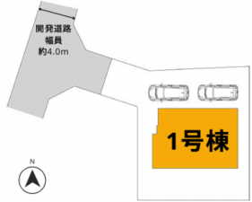 熊本市南区富合町杉島、新築一戸建ての画像です