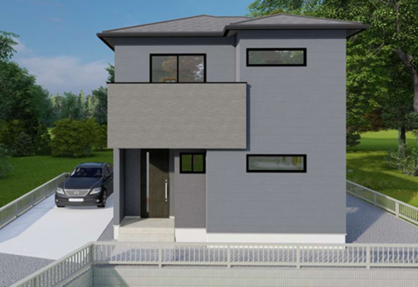 熊本市南区富合町杉島、新築一戸建ての画像です