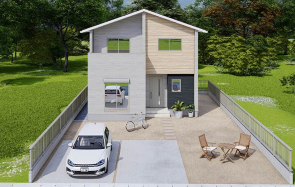 熊本市南区城南町舞原、新築一戸建ての画像です