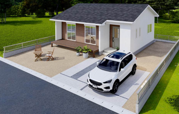 熊本市南区城南町舞原、新築一戸建ての画像です