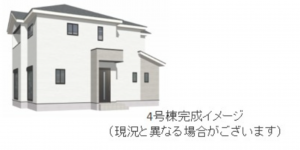 熊本市南区御幸木部、新築一戸建ての画像です