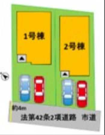 熊本市東区東京塚町、新築一戸建ての画像です