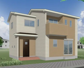 熊本市中央区本山、新築一戸建ての画像です