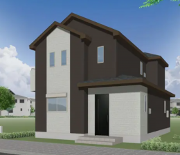 熊本市中央区本山、新築一戸建ての画像です