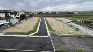 熊本市南区八分字町、土地の画像です