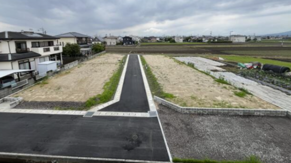 熊本市南区八分字町、土地の画像です