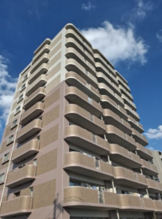 熊本市東区小峯、マンションの外観画像です