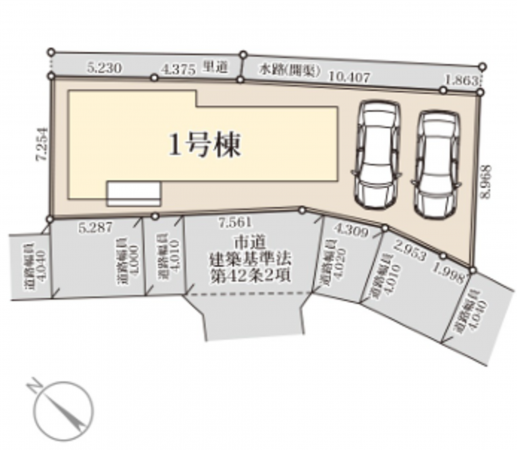 熊本市南区土河原町、新築一戸建ての画像です