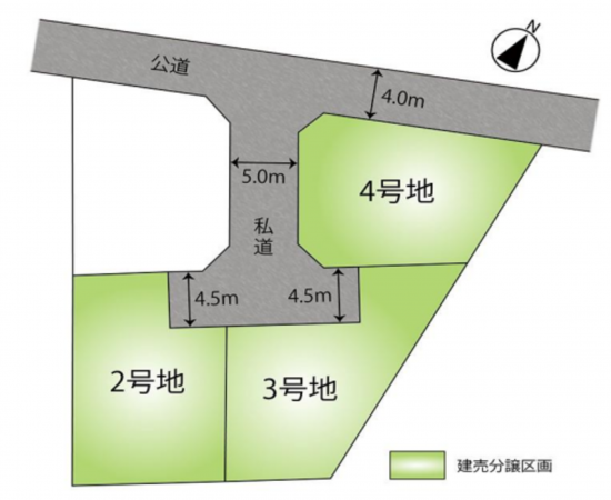 熊本市南区八幡、新築一戸建ての画像です