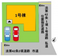 熊本市中央区帯山、新築一戸建ての画像です
