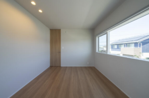 熊本市南区富合町廻江、新築一戸建ての寝室画像です