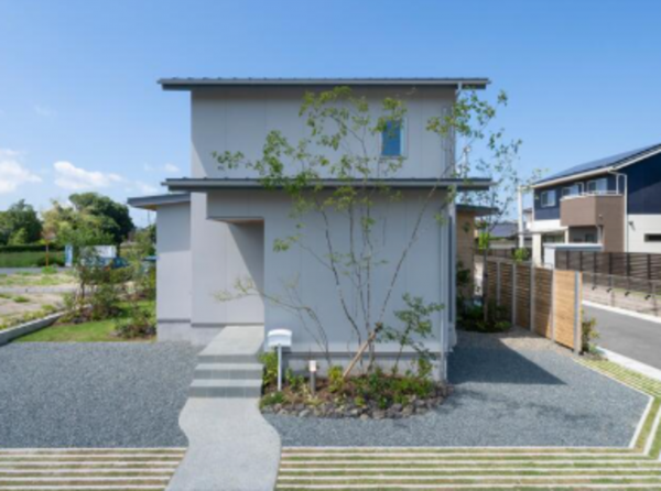 熊本市南区富合町廻江、新築一戸建ての外観画像です