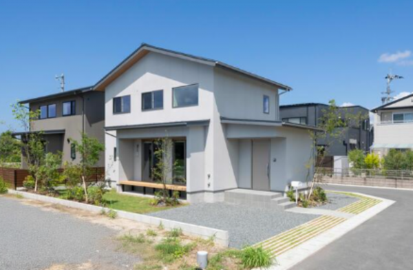 熊本市南区富合町廻江、新築一戸建ての外観画像です