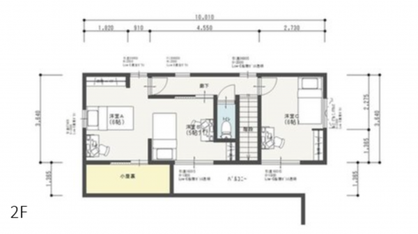熊本市南区城南町下宮地、新築一戸建ての画像です