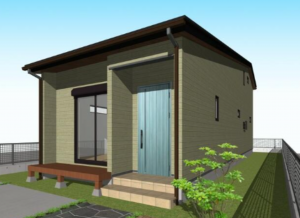 熊本市東区西原、新築一戸建ての外観画像です