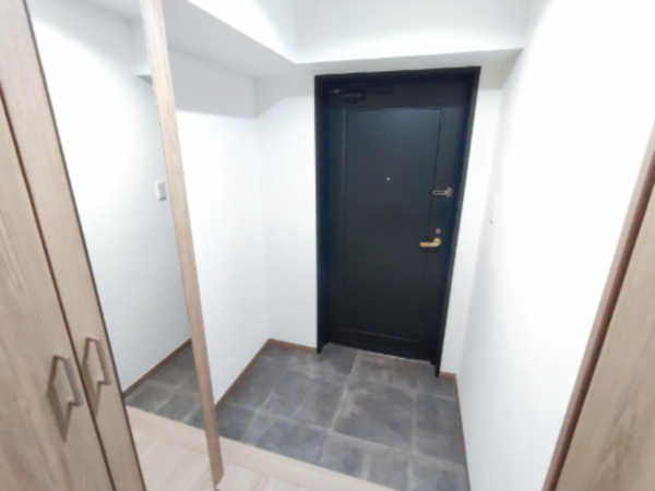 熊本市中央区新大江、マンションの玄関画像です