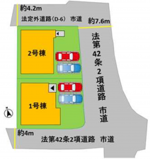 熊本市南区良町、新築一戸建ての画像です