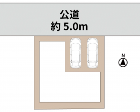 熊本市東区花立、新築一戸建ての画像です