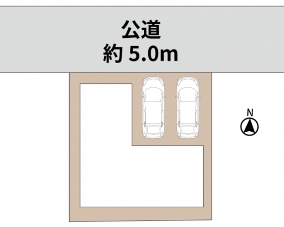 熊本市東区花立、新築一戸建ての画像です