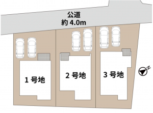 熊本市東区御領、新築一戸建ての画像です