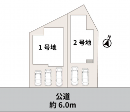 熊本市東区桜木、新築一戸建ての画像です