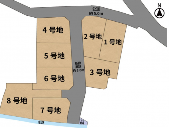 熊本市南区護藤町、新築一戸建ての画像です