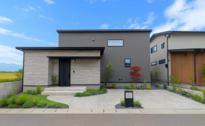 熊本市南区良町、新築一戸建ての完成予想図（外観）画像です