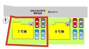熊本市南区富合町南田尻、新築一戸建ての画像です
