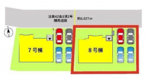 熊本市南区富合町南田尻、新築一戸建ての画像です