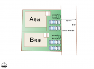 熊本市南区野田、新築一戸建ての画像です
