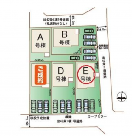 熊本市南区出仲間、新築一戸建ての画像です