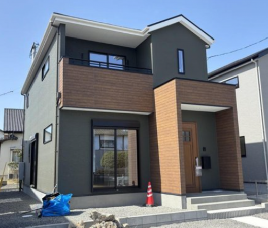 熊本市南区良町、新築一戸建ての外観画像です