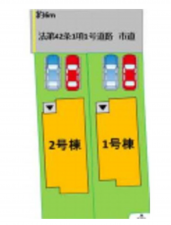 熊本市南区白藤、新築一戸建ての画像です