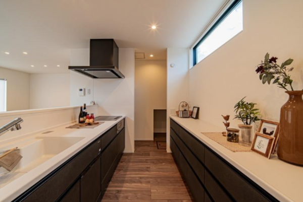 熊本市南区八幡、新築一戸建ての画像です