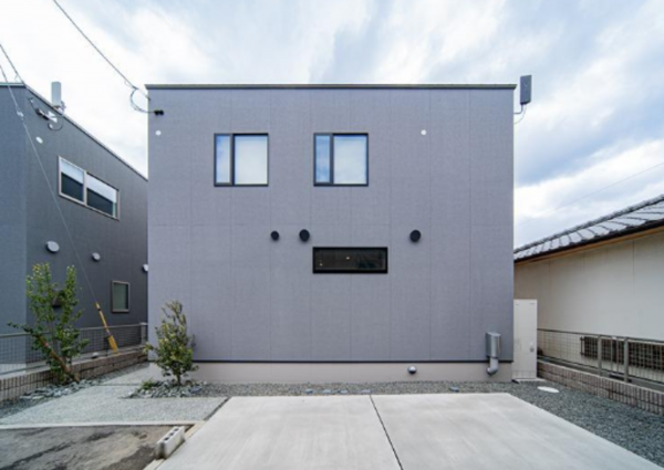 熊本市南区八幡、新築一戸建ての外観画像です