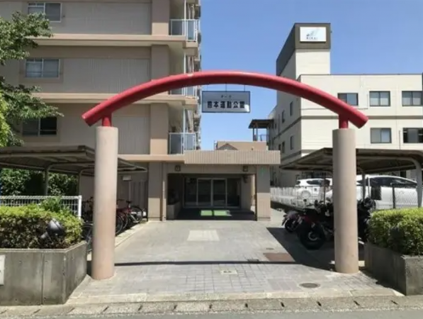 熊本市東区石原、マンションの外観画像です