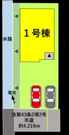 熊本市南区近見、新築一戸建ての画像です