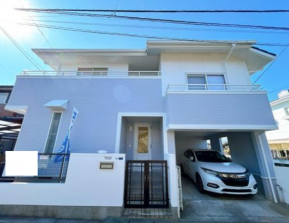 熊本市東区新外、中古一戸建ての外観画像です