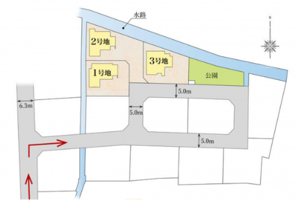 熊本市南区御幸木部、新築一戸建ての画像です