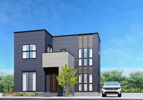 熊本市南区御幸木部、新築一戸建ての完成予想図（外観）画像です