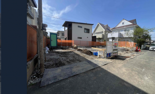 熊本市東区水源、新築一戸建ての画像です