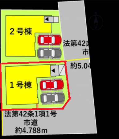熊本市東区東本町、新築一戸建ての画像です