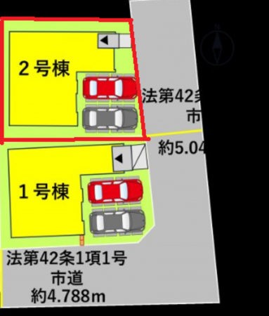 熊本市東区東本町、新築一戸建ての画像です