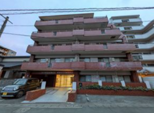 熊本市中央区新屋敷、マンションの外観画像です