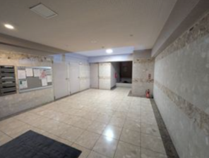 熊本市中央区新屋敷、マンションのエントランス画像です