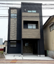 熊本市中央区世安、新築一戸建ての外観画像です