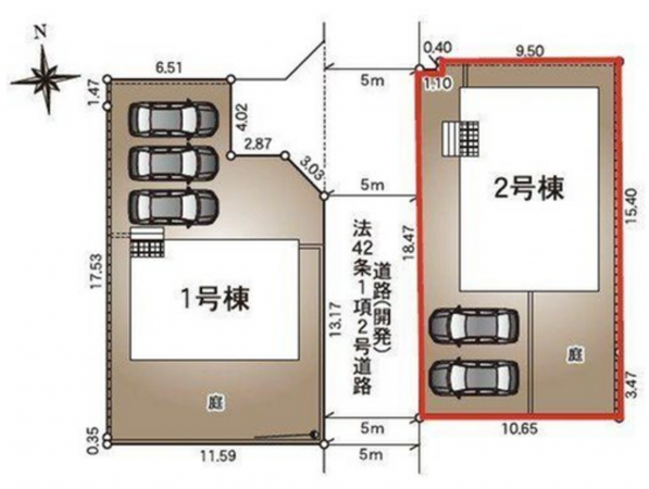 熊本市南区城南町舞原、新築一戸建ての画像です