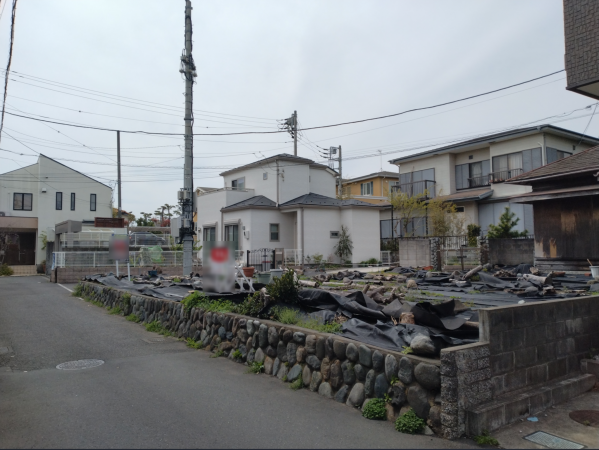 藤沢市鵠沼松が岡、土地の画像です